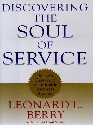 cover image of Discovering the Soul of Service